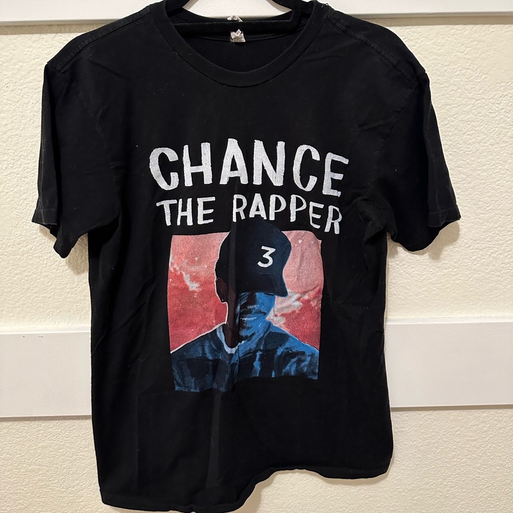 Chance The rapper Magnificent Voloring World Tour Short Sleeve Tee sz M